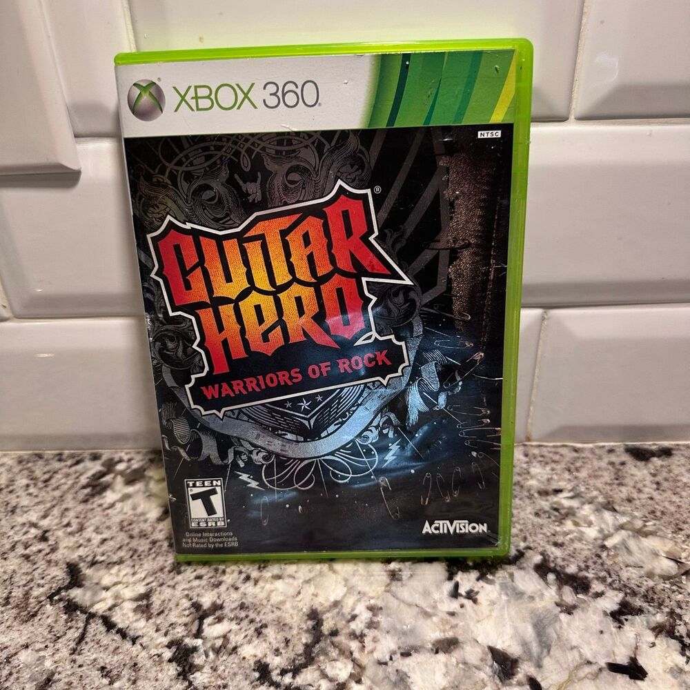 XBOX 360 Guitar Hero Warriors ofXBOX 360 Guitar Hero Warriors of Rock Video Game